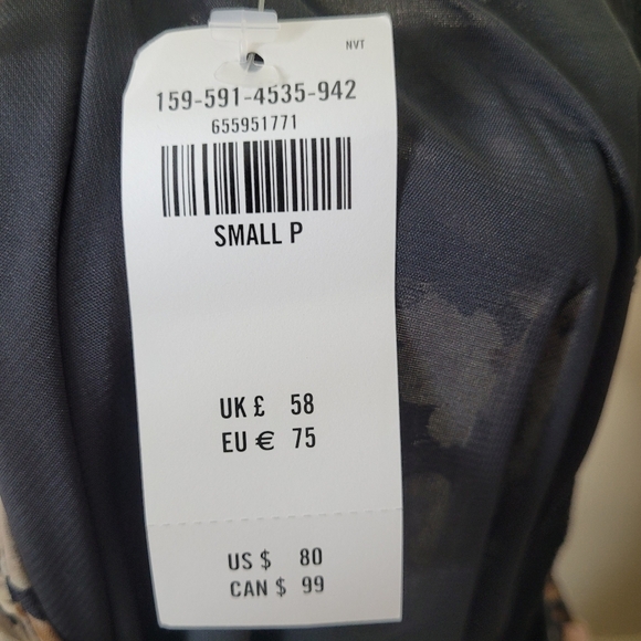 Abercrombie & Fitch Floral Mini Dress Petite Small NWT Soft Girl Romantic - Picture 11 of 11